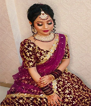 Best Bridal Makeup Artist in Delhi 